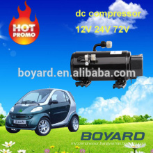 mini air conditioner for car with EV RV roof top mounted dc air conditioner compressor